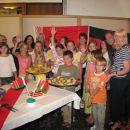 Alle Kinder, die Betreuerinnen, Sabine Schwarz, Tom und Oksana