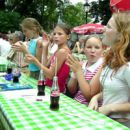 Pause im Schlo�garten